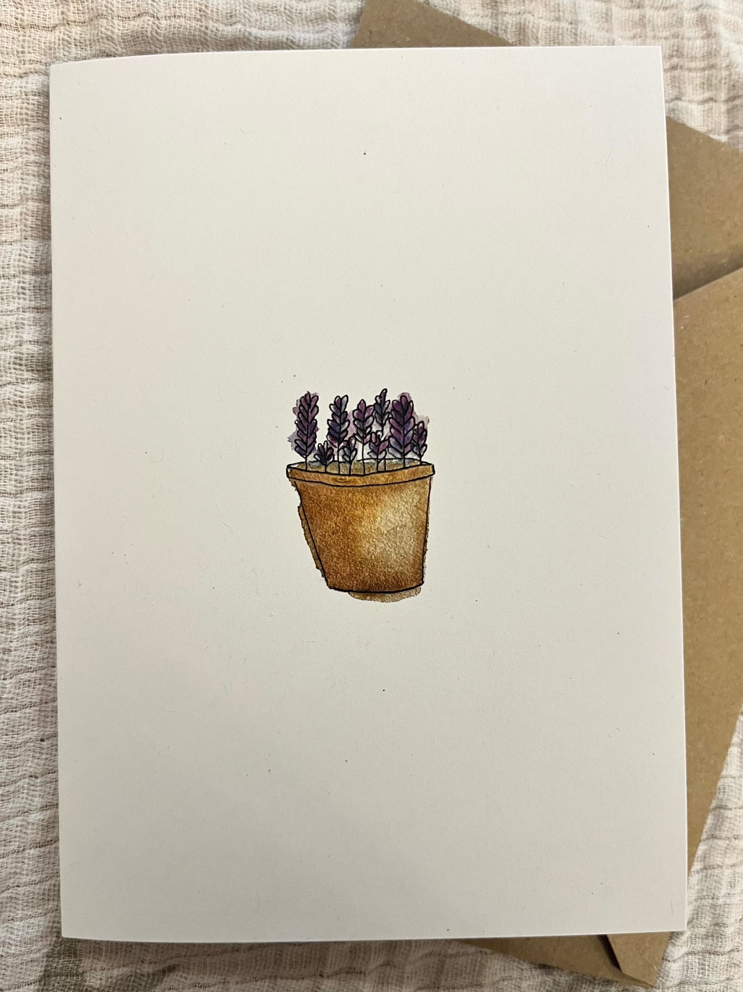 Greetings Card - Lavender